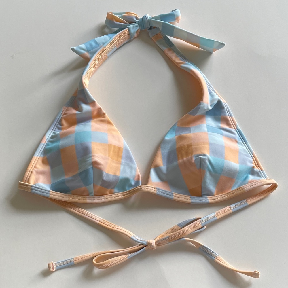 Cupshe Bikini Top Tie Back Halter